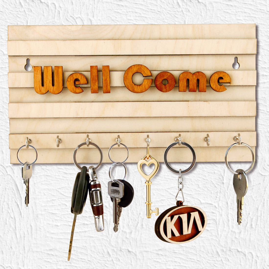 Welcome & Home Key Holder for Home Décor